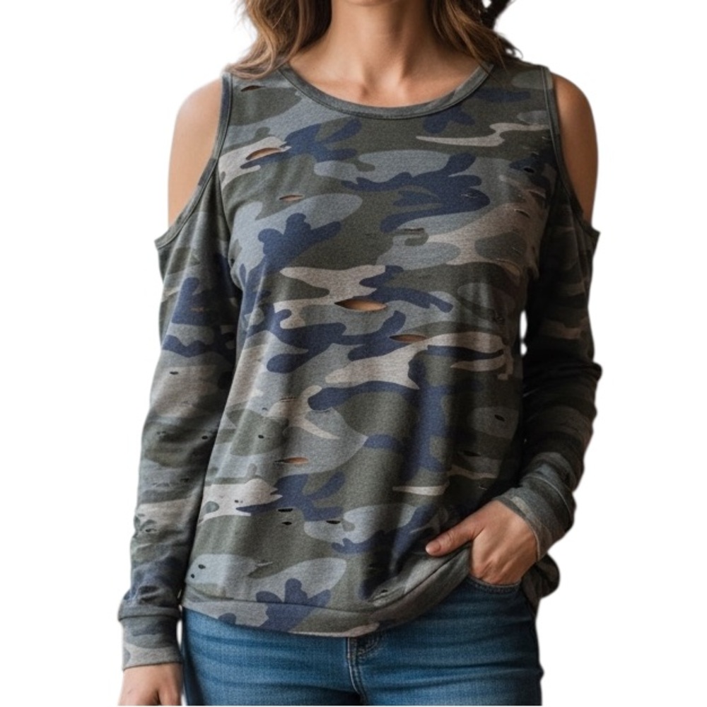 🔥🔥🔥Hole Camo Open Shoulder M 🔥🔥🔥 2117
